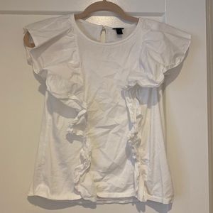 JCrew ruffle top